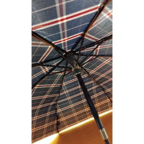 Knirps T200 medium duomatic check navy